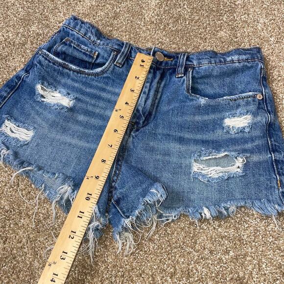 Blank NYC The Barrow Jean shorts denim cut off SZ 28" Vintage High rise short - Picture 4 of 9